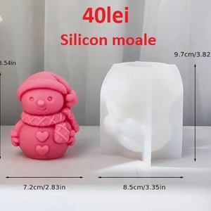 Matrite din Silicon pentru Craciun part 7 lumanari, sapun, ipsos, Accessorii si unelte, Materie prima mixta, Lumanare, Fabricare de sapun, Lumanare si fabricarea lumanarilor, ARTYNOS