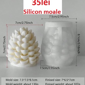 Matrite din Silicon pentru Craciun part 7 lumanari, sapun, ipsos - Artynos.ro