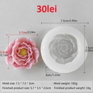 Matrite Flori din Silicon pentru Aranjamente Florale � lumanari, sapun, ipsos - accessorii și unelte - materie primă mixtă - lumânare - Artynos.ro