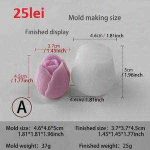 Matrite Flori din Silicon pentru Aranjamente Florale � lumanari, sapun, ipsos, Accessorii si unelte, Materie prima mixta, Lumanare, Fabricare de sapun, Lumanare si fabricarea lumanarilor, ARTYNOS