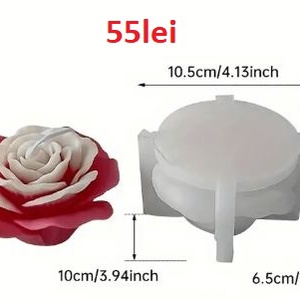 Matrite Flori din Silicon pentru Aranjamente Florale � lumanari, sapun, ipsos - accessorii și unelte - materie primă mixtă - lumânare - Artynos.ro