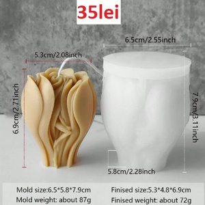 Matrite Flori din Silicon pentru Aranjamente Florale � lumanari, sapun, ipsos - accessorii și unelte - materie primă mixtă - lumânare - Artynos.ro