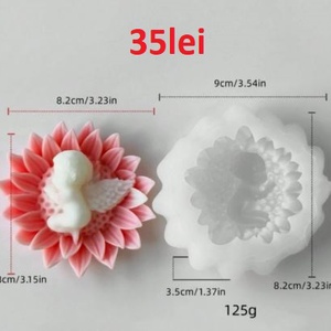 Matrite Flori din Silicon pentru Aranjamente Florale � lumanari, sapun, ipsos - Artynos.ro