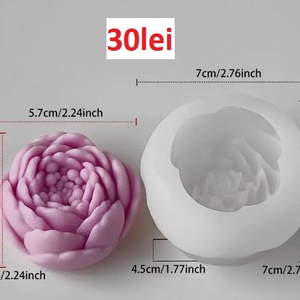 Matrite Flori din Silicon pentru Aranjamente Florale � lumanari, sapun, ipsos - accessorii și unelte - materie primă mixtă - lumânare - Artynos.ro