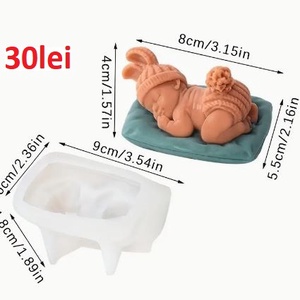 Matrite din Silicon pentru Botez� lumanari, sapun, ipsos - accessorii și unelte - materie primă mixtă - lumânare - Artynos.ro