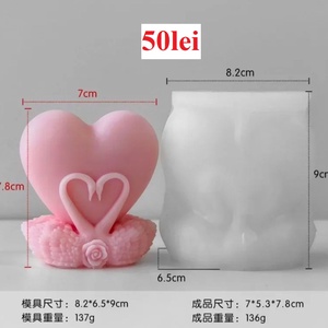 Matrite din Silicon pentru Nunta � lumanari, sapun, ipsos, Accessorii si unelte, Materie prima mixta, Lumanare, Fabricare de sapun, Lumanare si fabricarea lumanarilor, ARTYNOS