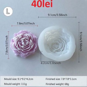 Matrite Flori din Silicon pentru Aranjamente Florale � lumanari, sapun, ipsos - accessorii și unelte - materie primă mixtă - lumânare - Artynos.ro