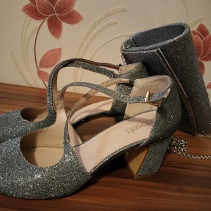 Set pantofi și poșeta de seara - îmbrăcăminte și modă - pantofi, papuci, șosete - sandale - Artynos.ro