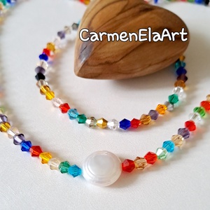 Set bratara si colier - bijuterii - coliere - coliere de perle - Artynos.ro