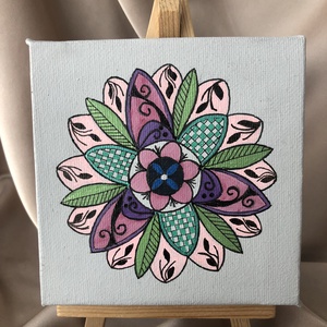 Mandala Pictata, Casă & Stil de viață, Accesorii pentru decorat casa, Decorațiuni cu tematică spirituală, Mandala, Pictură, ARTYNOS