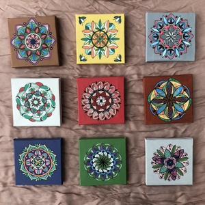Mandala Pictata - arte vizuale și accesorii  - picturi - pictură acrilică - Artynos.ro