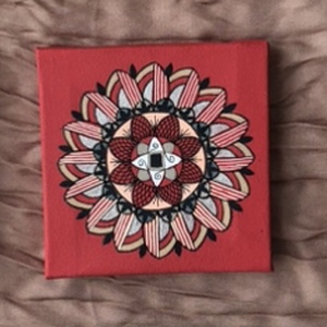 Mandala Pictata - arte vizuale și accesorii  - picturi - pictură acrilică - Artynos.ro