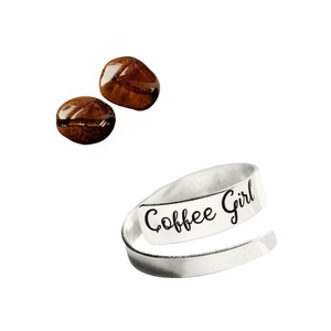 Cercei argint 92.5 cu boabe de CAFEA  - bijuterii - cercei - cercei cu buline - Artynos.ro
