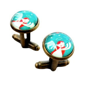 Butoni de camasa, unisex, cu motiv de sarbatori  - Artynos.ro