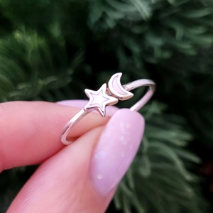 Inel din argint 92.5 cu Stea si Semiluna  - Artynos.ro