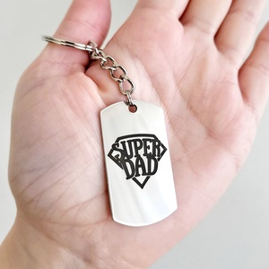Breloc otel inoxidabil SUPER DAD, Genti si portofele, Portofele, huse, suporturi, Portofele, Portofel barbati, Confectionarea bijuteriilor, Breloc personalizat cu placuta din inox SUPER DAD.
_________________________

Dimensiunea placutei ..., ARTYNOS