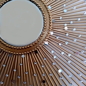 Beautiful Handmade Gold 76 cm Glam Sunburst Mirror - casă & stil de viață - decorațiuni de casă - oglinzi - Artynos.ro