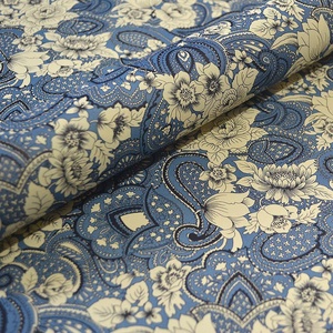  Wooden Tissue Box Blue Floral Paisley Italian Paper - casă & stil de viață - organizare & depozitare - cutie pentru șervețele - Artynos.ro