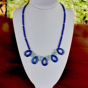 Lapis lazuli, aventurin albastru si acvamarin - Artynos.ro
