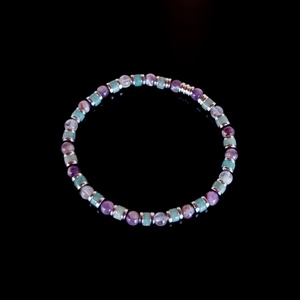 Ametist si amazonit - bijuterii - brățări - brățări din pietre semiprețioase - Artynos.ro