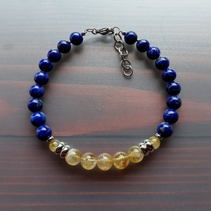 Lapis lazuli si citrin - Artynos.ro