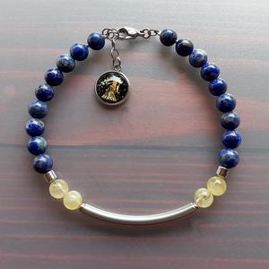 Lapis lazuli si citrin - Artynos.ro