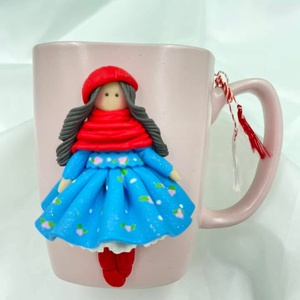 Cana păpușa , Casa & Stil de viata, Accesorii pentru echipamente de bucatarie, Accesorii de servire, Cani, Ceramica, Lucrare cu argila, ARTYNOS
