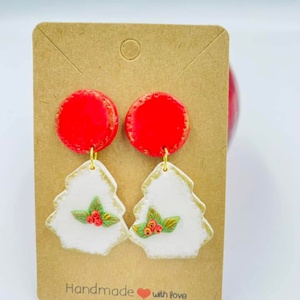 Cercei Crăciun  - bijuterii - cercei - cercei lungi - Artynos.ro