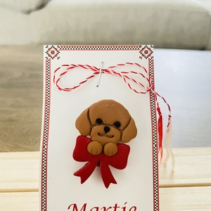 Mărțișor catelus - bijuterii - mărțișor - Artynos.ro