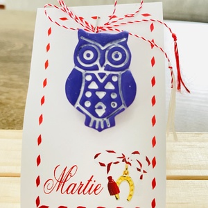 Mărțișor bufnita - bijuterii - mărțișor - Artynos.ro