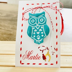 Mărțișor bufnita - bijuterii - mărțișor - Artynos.ro