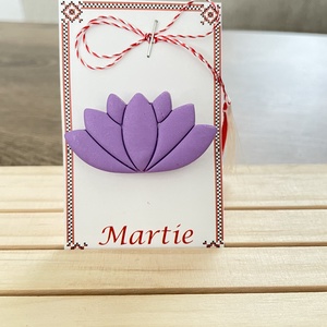 Martisor nufar, Bijuterii, Martisor, Lucrare cu argila, ARTYNOS