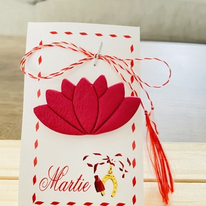 Mărțișor nufar - bijuterii - mărțișor - Artynos.ro