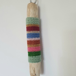 Decoratiune perete din Driftwood si Aă, Casă & Stil de viață, Accesorii pentru decorat casa, Decorațiuni de pereți, decorațiuni suspendate, Decorațiuni perete, macramé, Croșetat, ARTYNOS