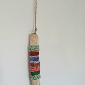 Decoratiune perete din Driftwood si Aă - casă & stil de viață - accesorii pentru decorat casa - decorațiuni de pereți, decorațiuni suspendate - decorațiuni perete, macramé - Artynos.ro