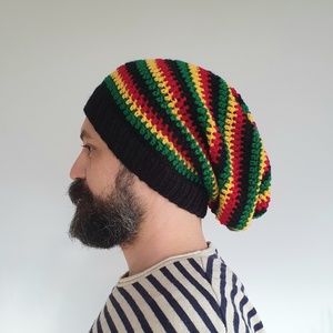 Caciula Rasta Unisex  - îmbrăcăminte și modă - eșarfe, pălării, fularuri - căciulă - Artynos.ro
