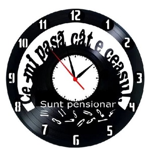 SUNT PENSIONAR- ceas de perete - Artynos.ro