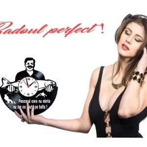 PESCAR-ceas de perete - casă & stil de viață - accesorii pentru decorat casa - decorațiuni de pereți, decorațiuni suspendate - ceasuri de perete - Artynos.ro