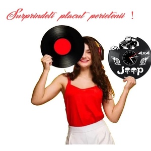 JEEP-ceas de perete - casă & stil de viață - accesorii pentru decorat casa - decorațiuni de pereți, decorațiuni suspendate - ceasuri de perete - Artynos.ro