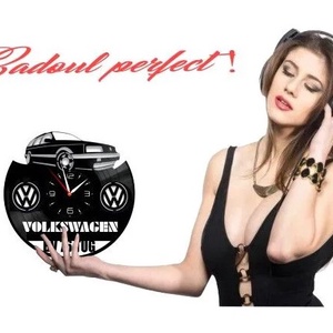 VOLKSWAGEN-ceas de perete - casă & stil de viață - accesorii pentru decorat casa - decorațiuni de pereți, decorațiuni suspendate - ceasuri de perete - Artynos.ro