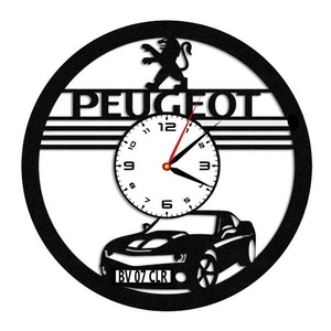 PEUGEOT-ceas de perete(personalizabil) - Artynos.ro