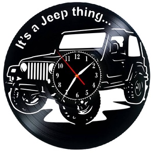 JEEP- ceas de perete, Casă & Stil de viață, Accesorii pentru decorat casa, Decorațiuni de pereți, decorațiuni suspendate, Ceasuri de perete, , ARTYNOS