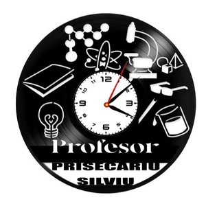 PROFESOR-ceas de perete ( personalizabil), Casă & Stil de viață, Accesorii pentru decorat casa, Decorațiuni de pereți, decorațiuni suspendate, Ceasuri de perete, , ARTYNOS