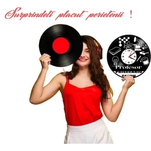 PROFESOR-ceas de perete ( personalizabil) - casă & stil de viață - accesorii pentru decorat casa - decorațiuni de pereți, decorațiuni suspendate - ceasuri de perete - Artynos.ro