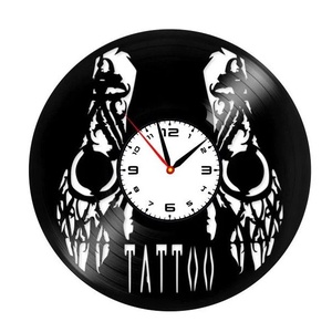 SALON TATUAJE-ceas de perete, Casă & Stil de viață, Accesorii pentru decorat casa, Decorațiuni de pereți, decorațiuni suspendate, Ceasuri de perete, , ARTYNOS