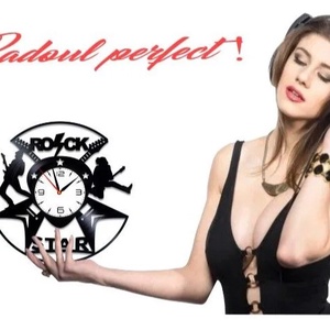 ROCK STAR-ceas de perete - casă & stil de viață - accesorii pentru decorat casa - decorațiuni de pereți, decorațiuni suspendate - ceasuri de perete - Artynos.ro