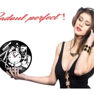 BARBERSHOP-ceas de perete - casă & stil de viață - accesorii pentru decorat casa - decorațiuni de pereți, decorațiuni suspendate - ceasuri de perete - Artynos.ro