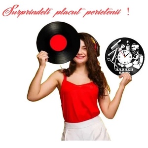 BARBERSHOP-ceas de perete - casă & stil de viață - accesorii pentru decorat casa - decorațiuni de pereți, decorațiuni suspendate - ceasuri de perete - Artynos.ro
