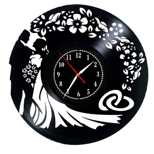 MIRE SI MIREASA-ceas de perete, Casă & Stil de viață, Accesorii pentru decorat casa, Decorațiuni de pereți, decorațiuni suspendate, Ceasuri de perete, , ARTYNOS