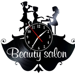 BEAUTY SALON-ceas de perete, Casă & Stil de viață, Accesorii pentru decorat casa, Decorațiuni de pereți, decorațiuni suspendate, Ceasuri de perete, , ARTYNOS